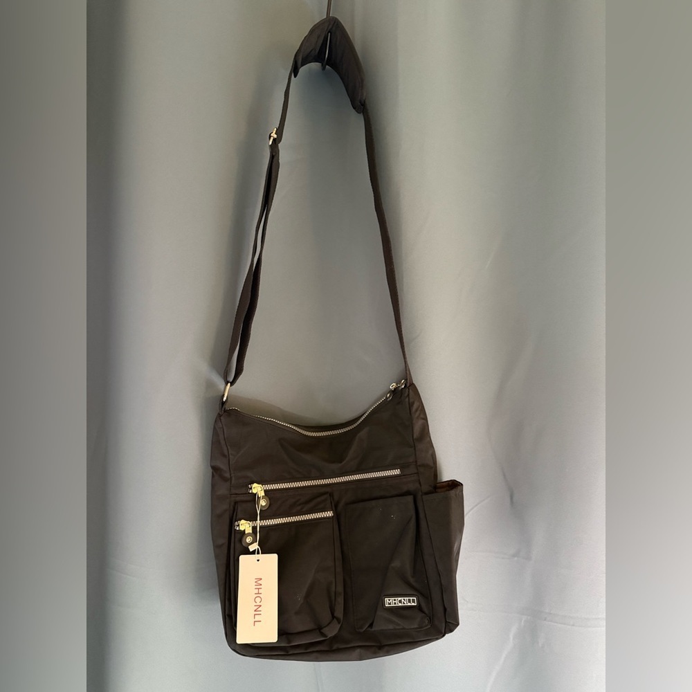 NWT- Mhcnll Black Crossbody Bag with Multiple Pockets - Picture 5 of 7